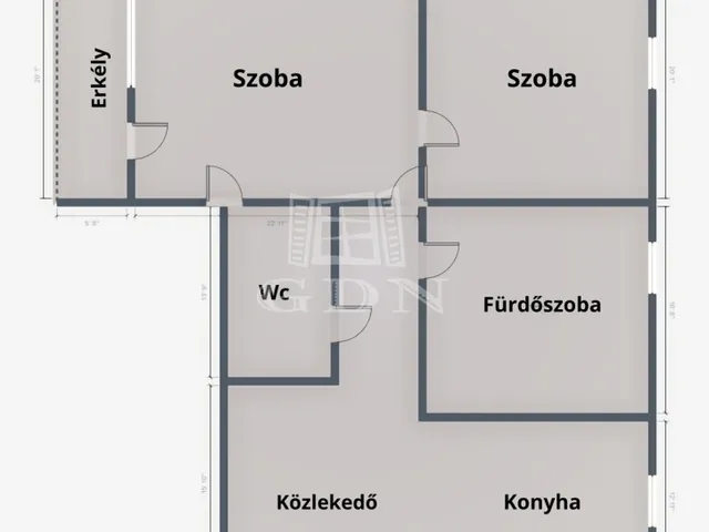 Eladó lakás Baja, Szentjános 53 nm