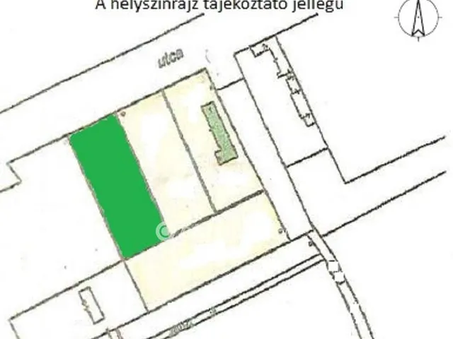 Eladó telek Lajoskomárom 2240 nm