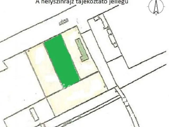 Eladó telek Lajoskomárom 2224 nm