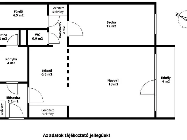 Eladó lakás Siófok 57 nm