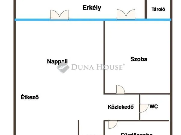 Kiadó lakás Budapest III. kerület, Folyamőr utca 63 nm