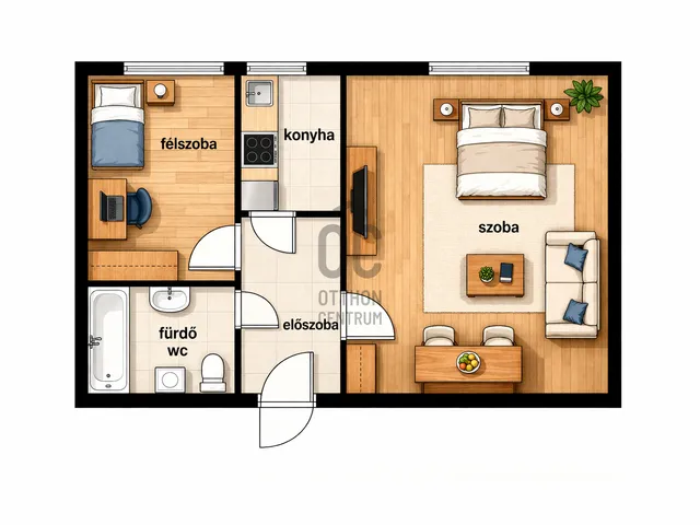 Eladó lakás Budapest IX. kerület, Pöttyös utca 35 nm