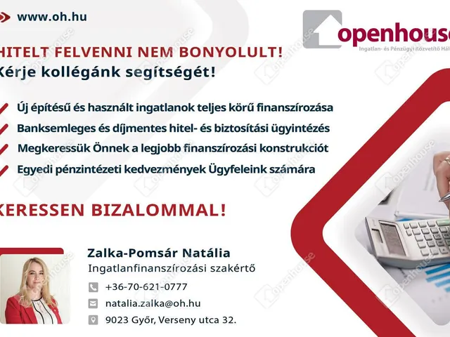 Eladó ház Győrújbarát 59 nm