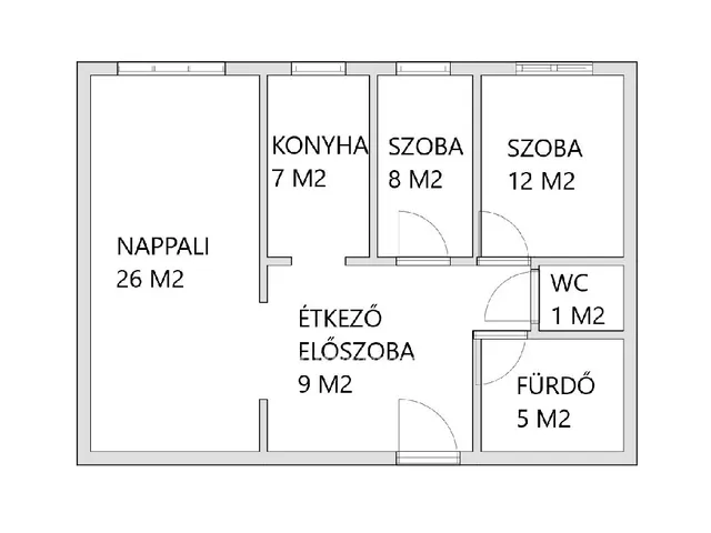 Eladó lakás Budapest IV. kerület 68 nm
