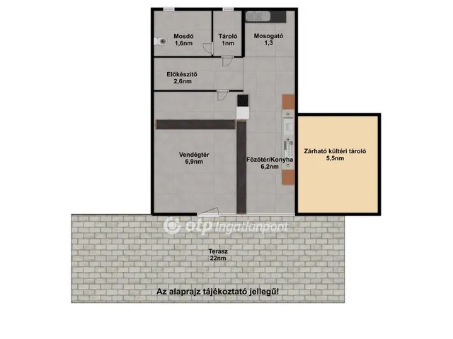 Eladó kereskedelmi és ipari ingatlan Budapest XVII. kerület 22 nm