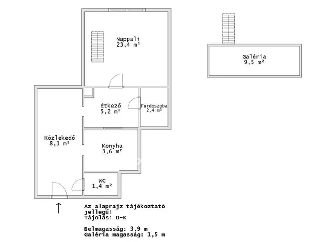 Eladó lakás Budapest VII. kerület, Belső-Erzsébetváros 41 nm