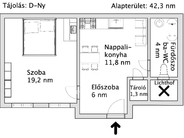 Eladó lakás Budapest VII. kerület 39 nm