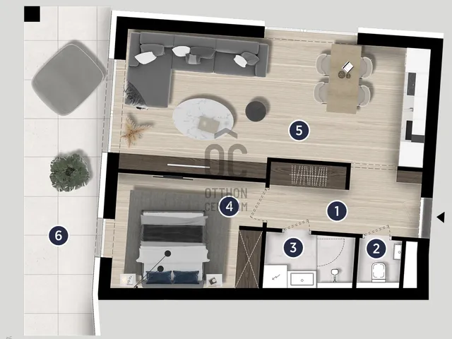 Eladó lakás Siófok, Ezüstpart 47 nm