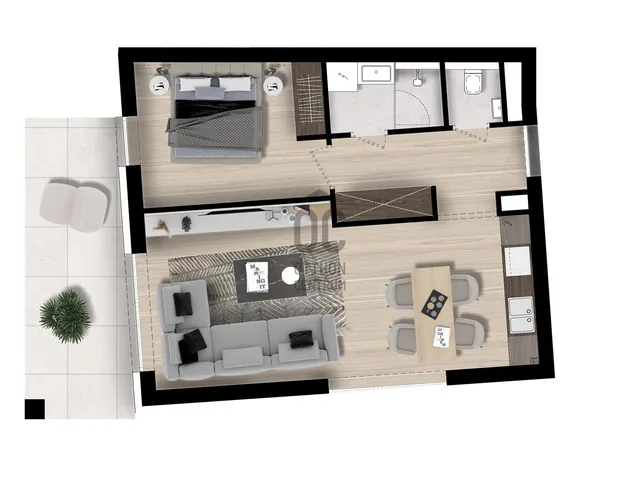 Eladó lakás Siófok, Ezüstpart 47 nm