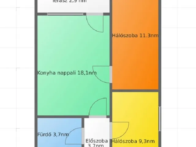 Eladó lakás Salgótarján, Beszterce-lakótelep 52 nm