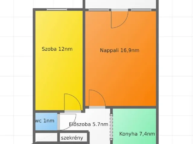 Eladó lakás Salgótarján, Zagyvapálfalva, Déryné út 50 nm