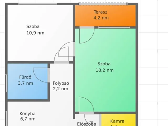 Eladó lakás Salgótarján, Báthori István út  49 nm