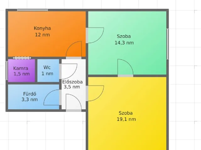 Eladó lakás Salgótarján, Szerpentin utca 56 nm