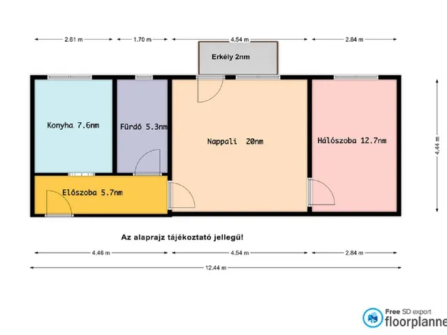 Eladó lakás Salgótarján, Vásártér, Játszó utca 51 nm