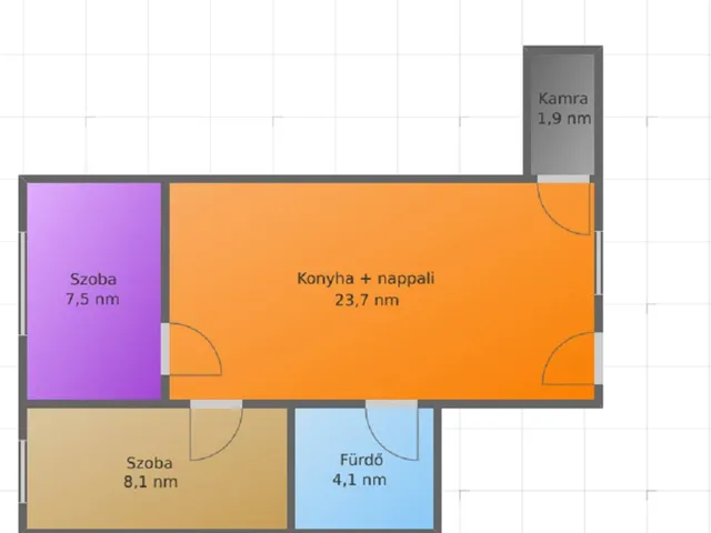 Eladó lakás Salgótarján, Vásártér, Úttörők útja 45 nm