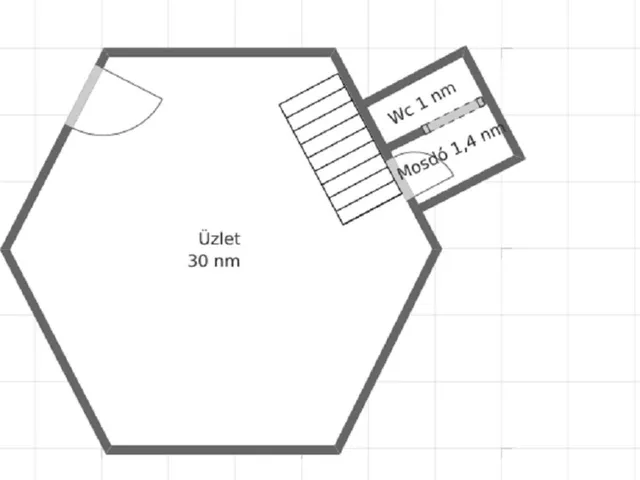 Eladó kereskedelmi és ipari ingatlan Salgótarján 63 nm