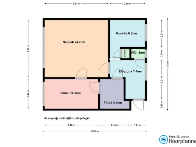 Eladó lakás Salgótarján 58 nm