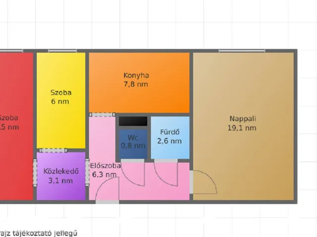 Eladó lakás Salgótarján, Beszterce-lakótelep, Medves körút 54 nm