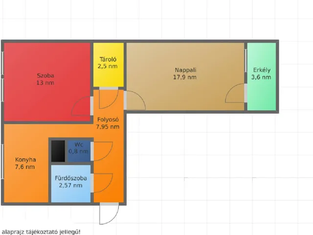 Eladó lakás Salgótarján, Zagyvapálfalva 55 nm
