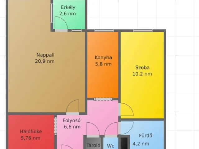 Eladó lakás Salgótarján, Kistarján út 55 nm