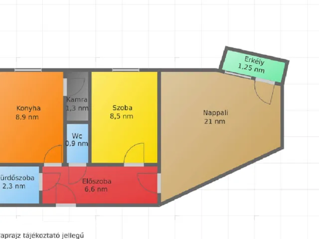 Eladó lakás Salgótarján, Vásártér, Úttörők útja 48 nm