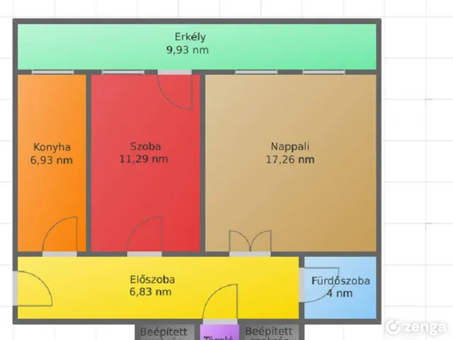 Eladó lakás Salgótarján, Rákóczi út 49 nm