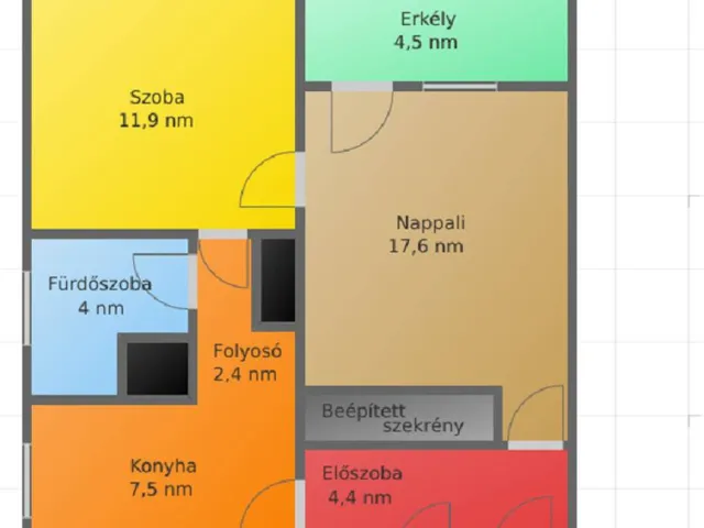 Eladó lakás Salgótarján, Zrínyi Miklós utca 53 nm