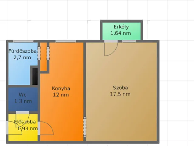 Eladó lakás Salgótarján, Zagyvapálfalva 34 nm