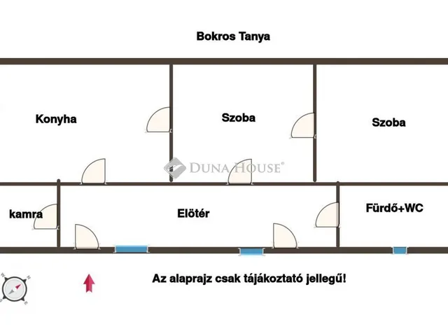 Eladó ház Csongrád, Bokrospart tanya 86 nm