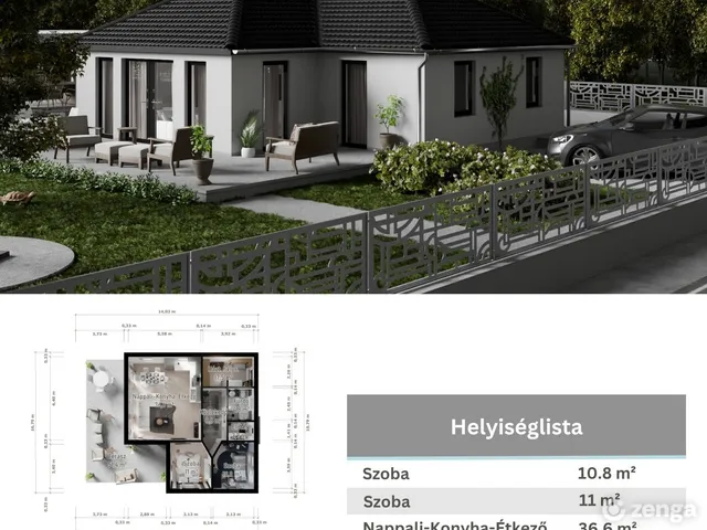 Eladó ház Kiskunfélegyháza, Bankfalu 99 nm