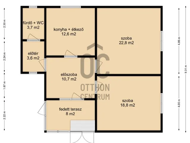 Eladó ház Keménfa 80 nm