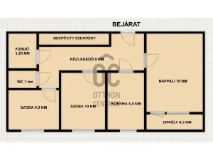 Eladó lakás Zalaegerszeg, Belváros 62 nm