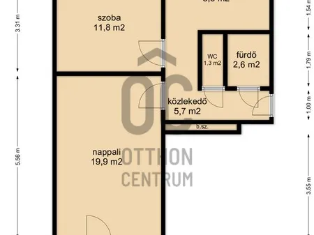 Eladó lakás Zalaegerszeg, Kertváros, Hegyalja utca 55 nm