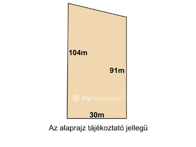 Eladó telek Nyíregyháza, Rozsrétszőlő 2899 nm