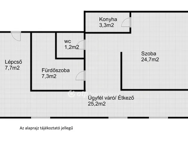 Eladó kereskedelmi és ipari ingatlan Nyíregyháza 55 nm