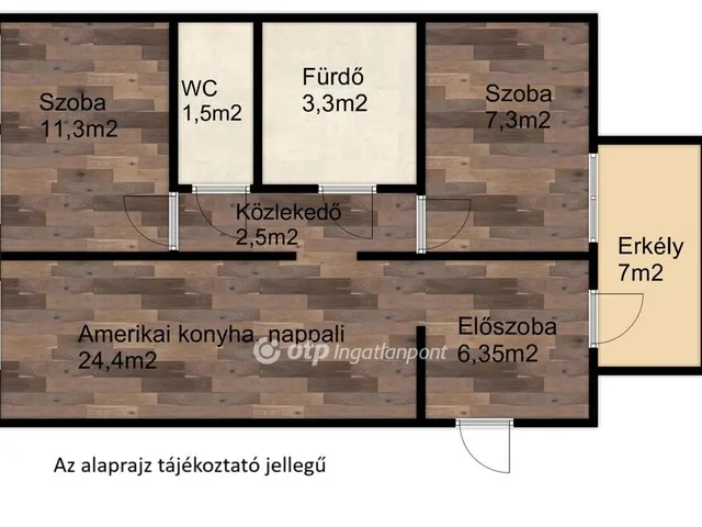 Eladó lakás Nyíregyháza 64 nm