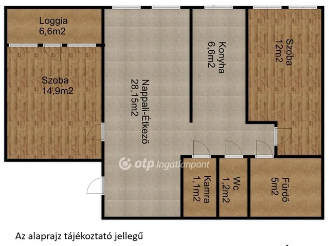 Eladó lakás Nyíregyháza, Belváros 68 nm