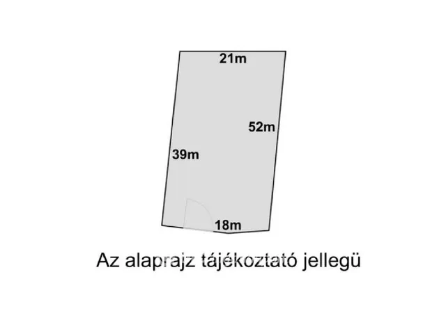 Eladó telek Ibrány 880 nm
