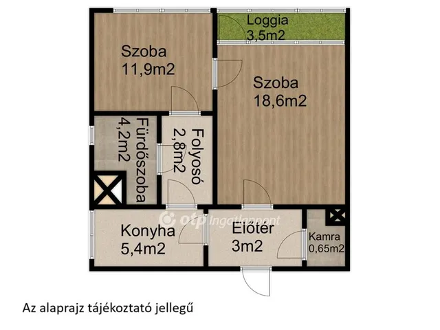 Eladó lakás Nyíregyháza 51 nm