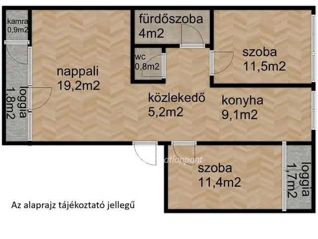 Eladó lakás Nyíregyháza, Belváros 64 nm