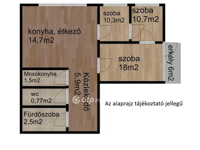 Eladó lakás Nyíregyháza 66 nm