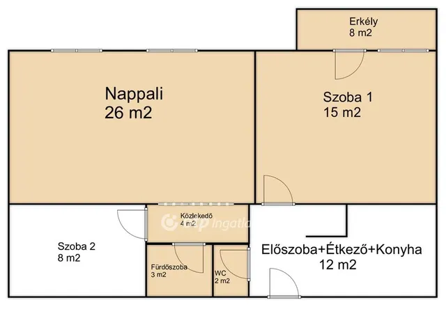 Eladó lakás Nyíregyháza, Belváros 69 nm