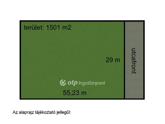 Eladó telek Ibrány 1501 nm