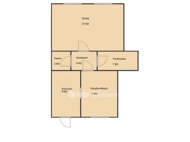 Eladó lakás Tiszalök 61 nm