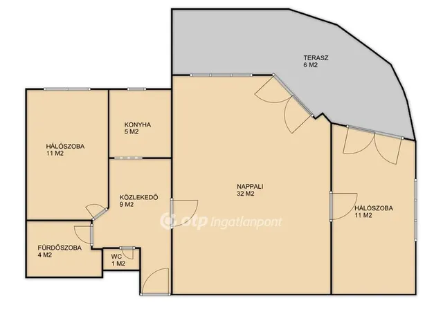 Eladó lakás Nyíregyháza, Belváros 68 nm