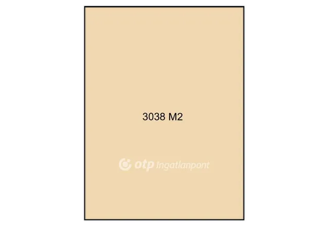 Eladó telek Nyíregyháza, Felsőpázsit 3038 nm