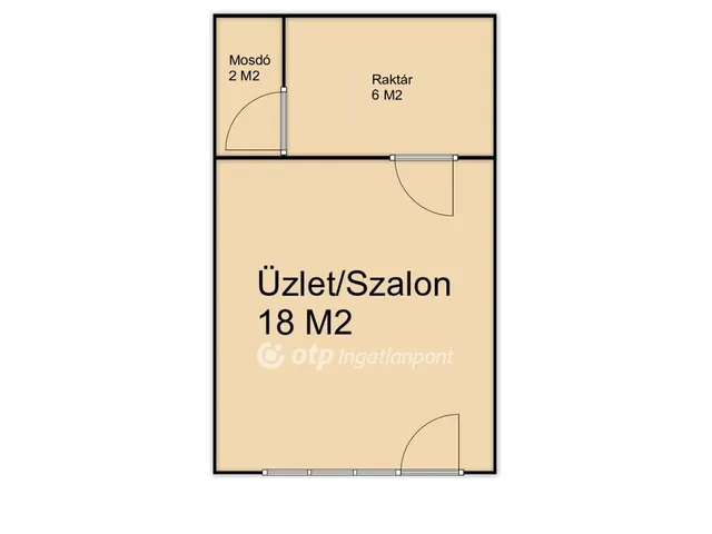 Eladó kereskedelmi és ipari ingatlan Nyíregyháza, Belváros 23 nm