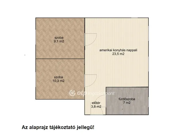 Eladó lakás Nyíregyháza 45 nm