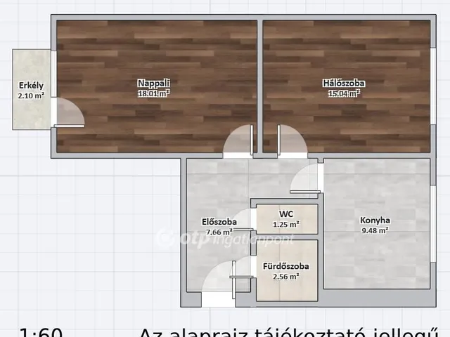 Eladó lakás Nyíregyháza 54 nm