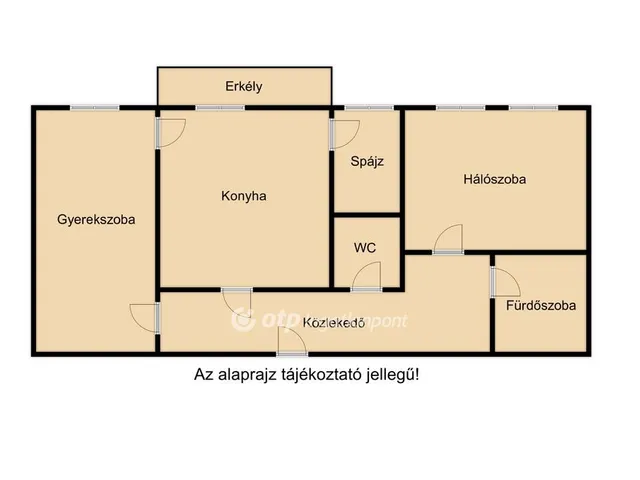 Eladó lakás Téglás 57 nm